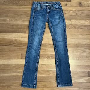 Nine Rivets Super Low Rise Skinny Jeans - Size 3